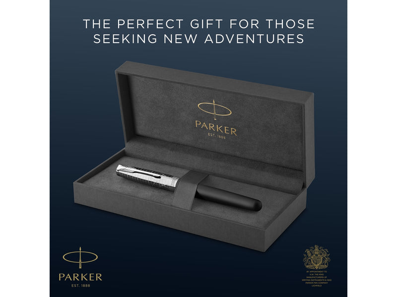 Parker Sonnet Legacy of Flight Collection C.T. Rollerball F 18 k Gold nib Black ink