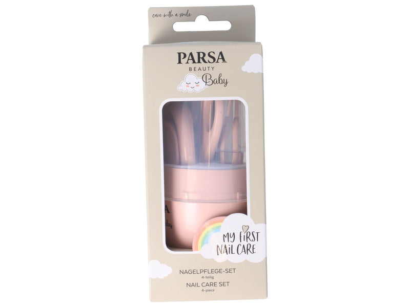 Parsa Baby 6-teiliges Nagelpflegeset, Neugeborene - Rosa