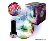 Party Funlight Rotating Mirror Ball with LED
