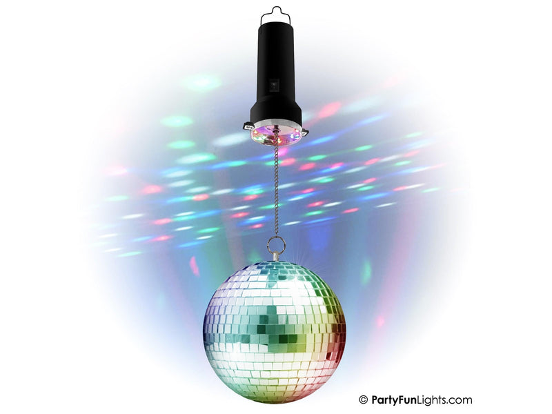 Party Funlight Rotating Mirror Ball with LED