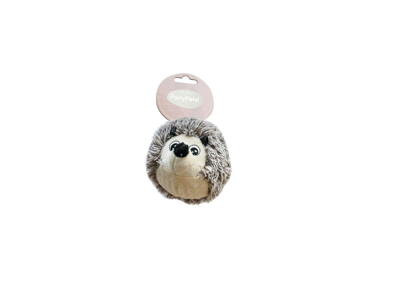 Party Pets Elite The Furry Ball Friends Hedgehog with Squeak 10cm