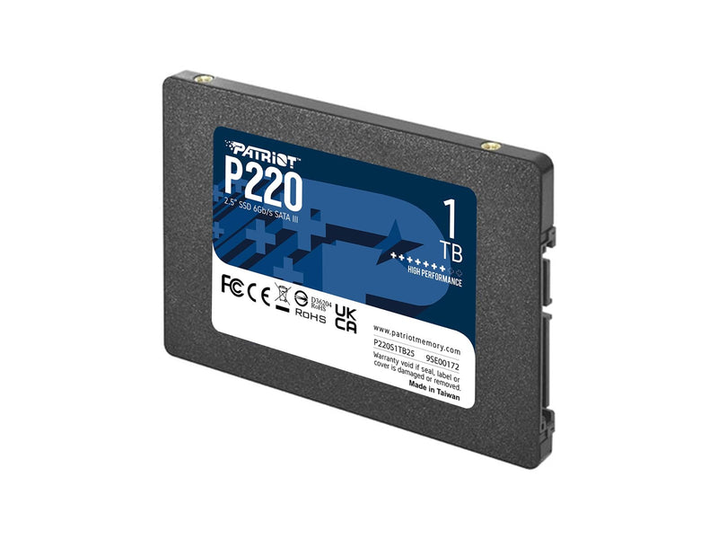 Patriot P220 SSD - 1TB - 2.5" - SATA-600