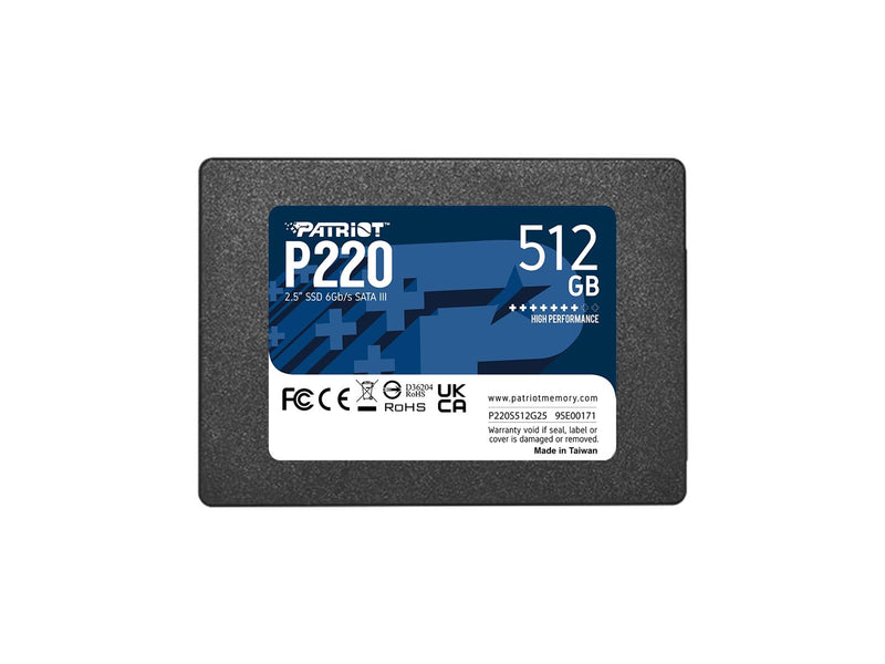 Patriot P220 SSD - 512GB - 2.5" - SATA-600