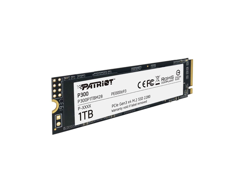 Patriot P300 SSD - 1TB - M.2 2280 - PCIe 3.0