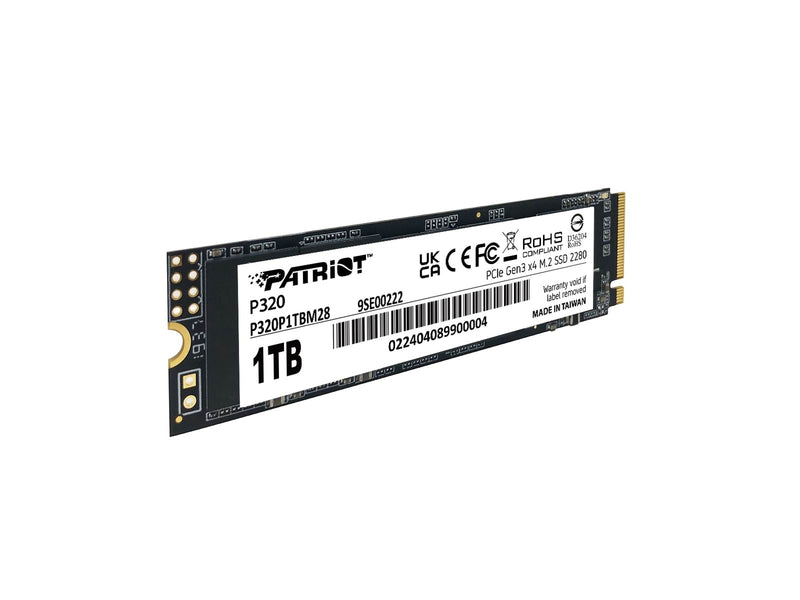 Patriot P320 - SSD - 1 TB - PCIe 3.0 x4 (NVMe)