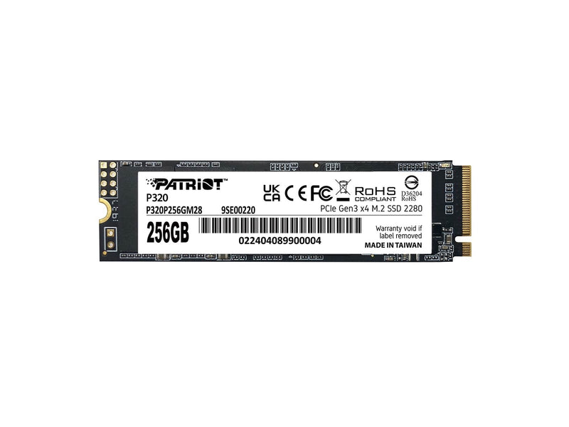 Patriot P320 - SSD - 256 GB - PCIe 3.0 x4 (NVMe)