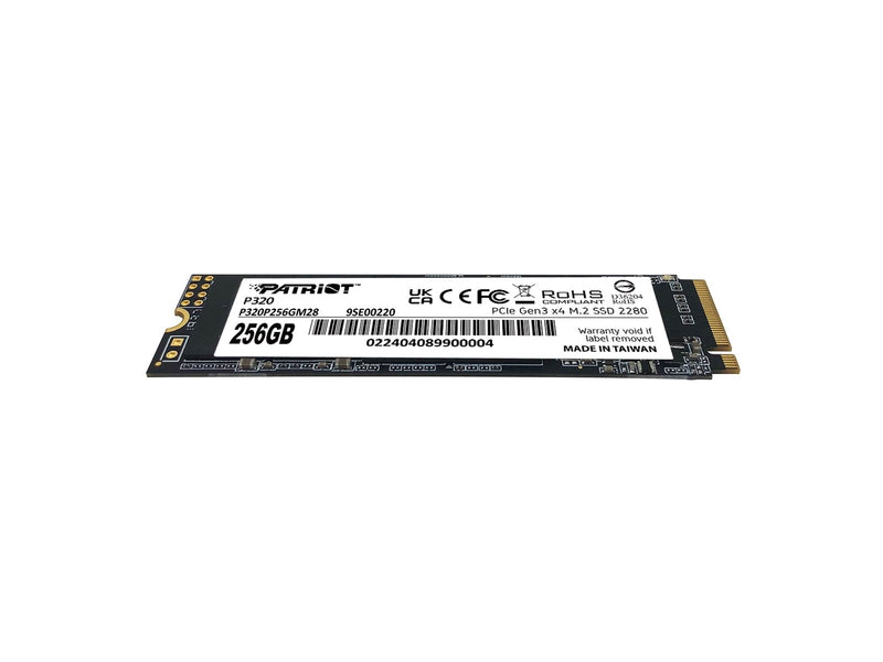 Patriot P320 - SSD - 256 GB - PCIe 3.0 x4 (NVMe)