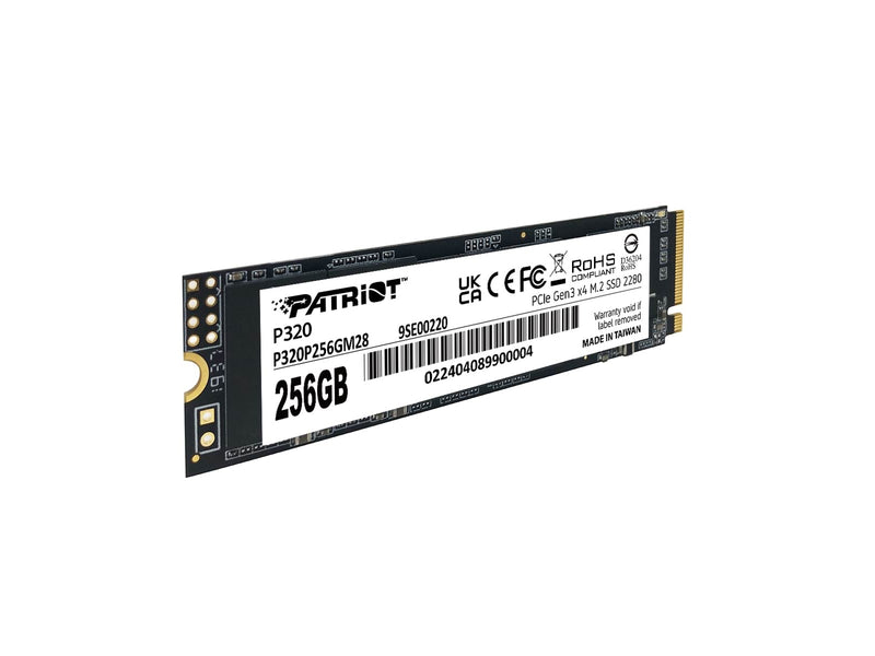 Patriot P320 - SSD - 256 GB - PCIe 3.0 x4 (NVMe)