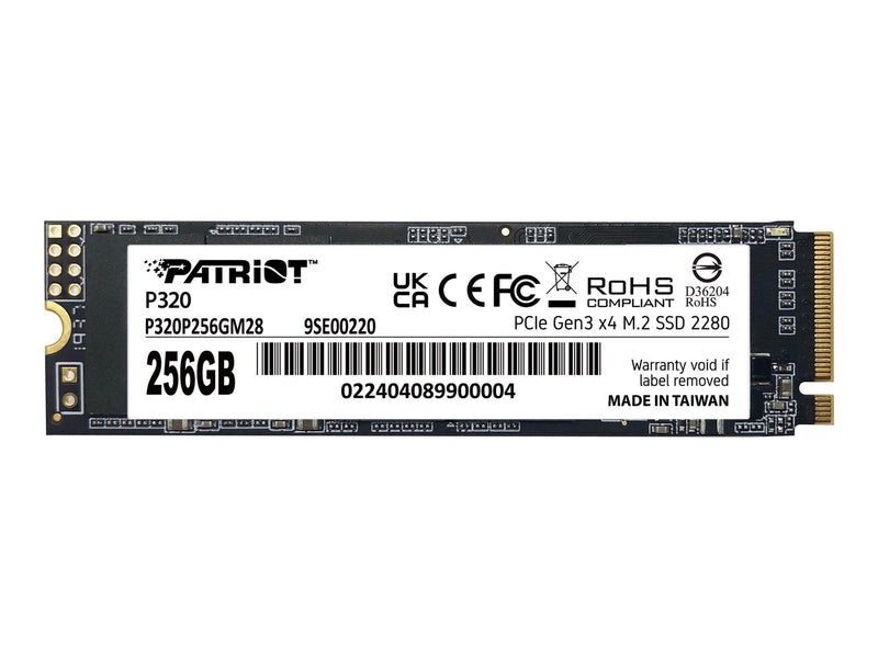 Patriot P320 - SSD - 256 GB - PCIe 3.0 x4 (NVMe)