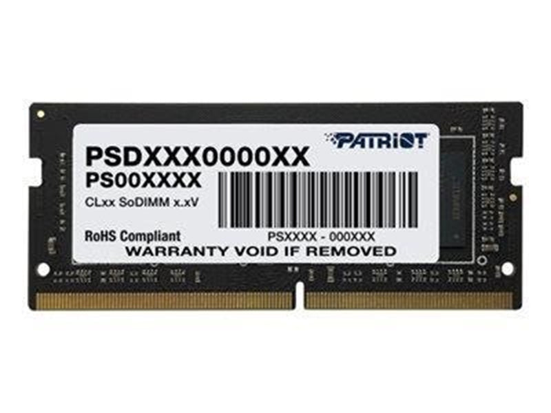 Patriot Signature Line - DDR4 - module - 8 GB - SO-DIMM 260-pin - 1600 MHz / PC4-25600 - unbuffered