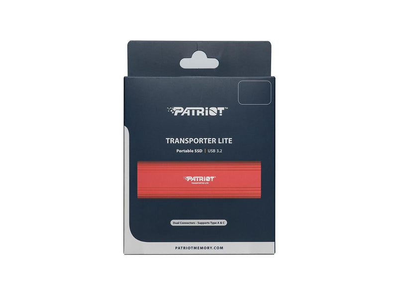 Patriot Transporter Lite - 1TB - Extern SSD - USB 3.2 Gen 2 - Rot