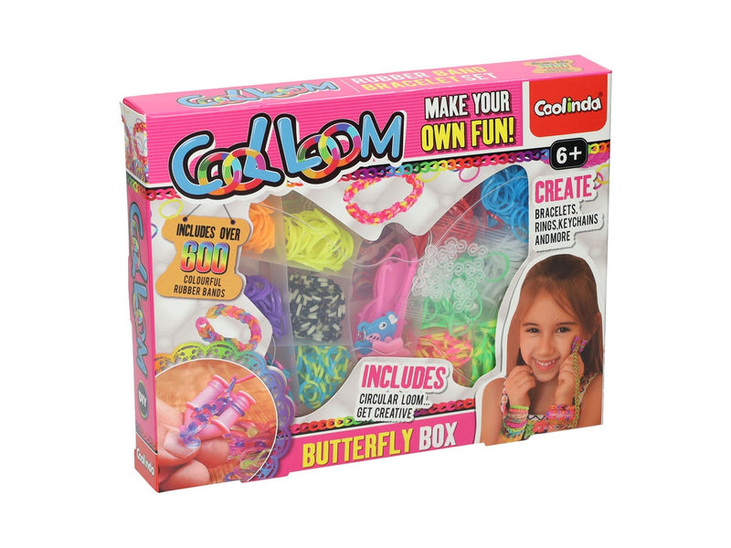 Paulinda - Cool Loom in Butterfly Storage Box 600pcs.