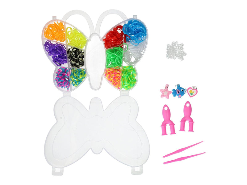 Paulinda - Cool Loom in Butterfly Storage Box 600pcs.