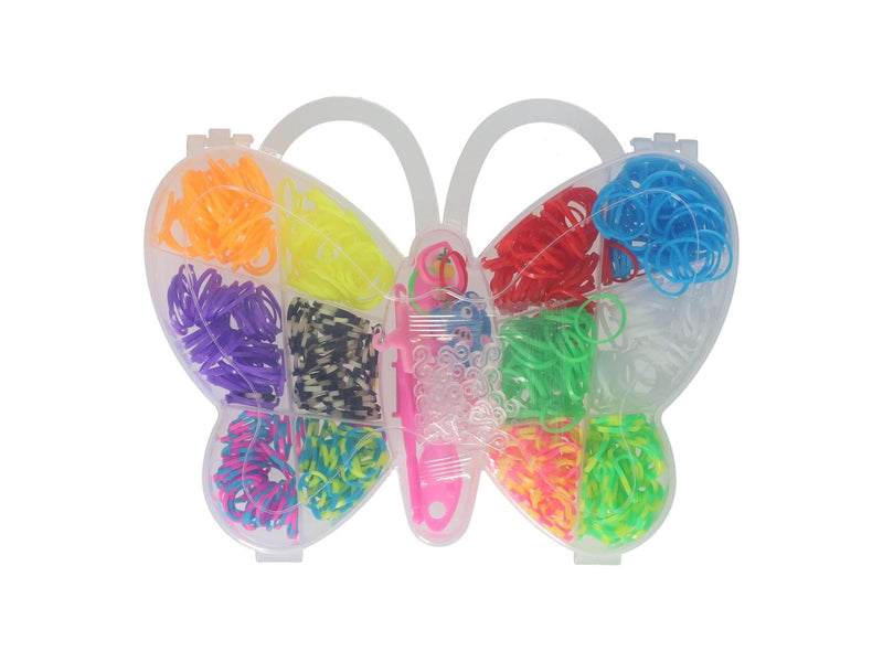 Paulinda - Cool Loom in Butterfly Storage Box 600pcs.