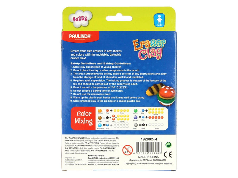 Paulinda - Craft Set Making Erasers 4 pcs