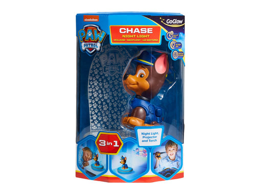 Paw Patrol Chase Magic Bedside Night Light Torch and Projector