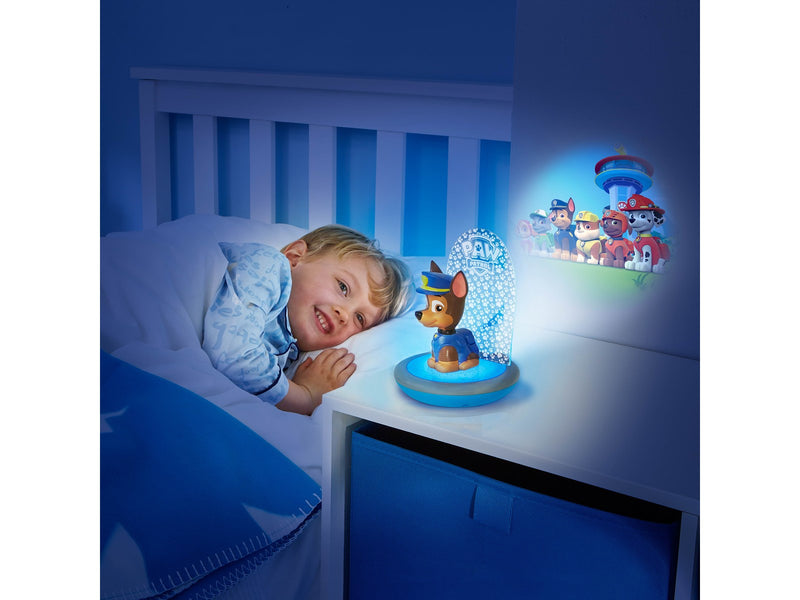Paw Patrol Chase Magic Bedside Night Light Torch and Projector