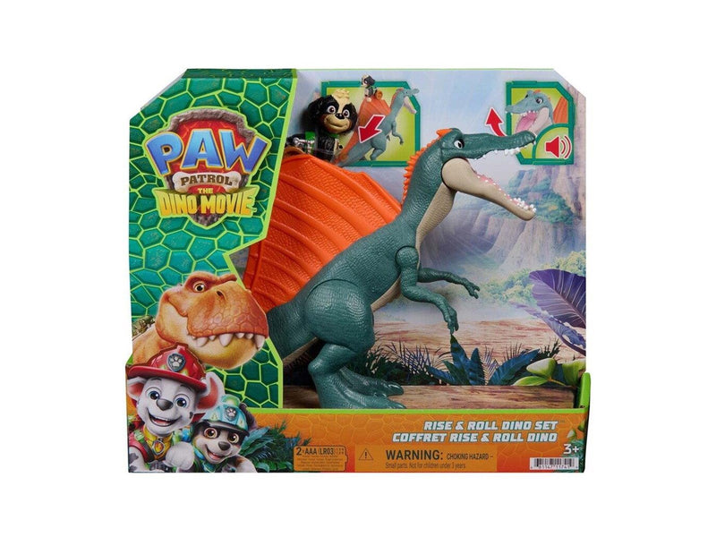 Paw Patrol The Dino Movie Rise & Roll Dino Set