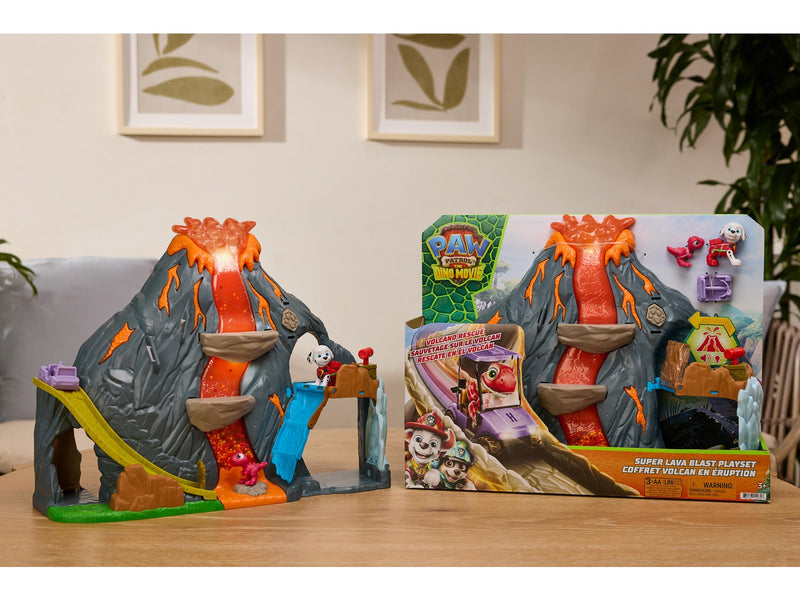 Paw Patrol The Dino Movie Super Lava Blast Playset