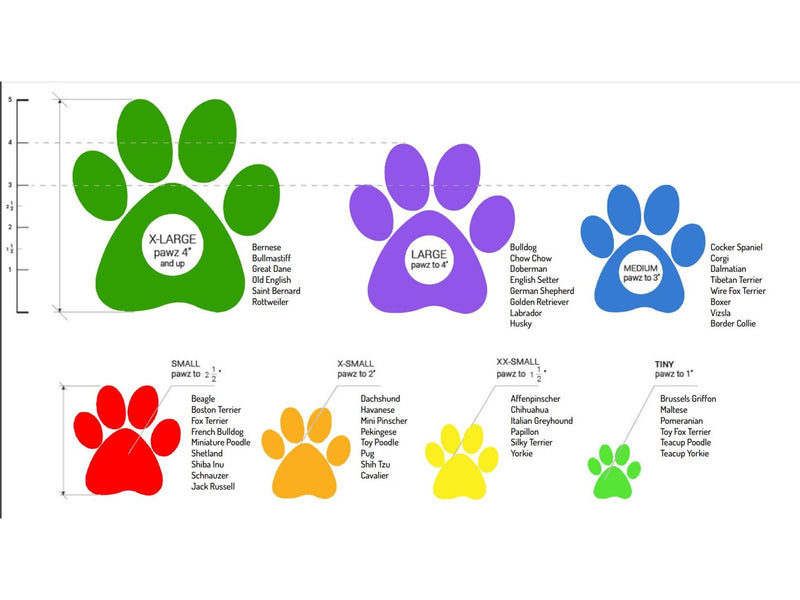 PawZ Dog Shoes Rubber Tiny XXXS 2.5cm (12-Pack)