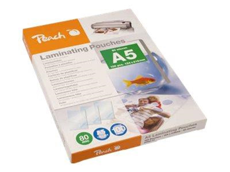 Peach - 100-pack - A5 - lamination pouches