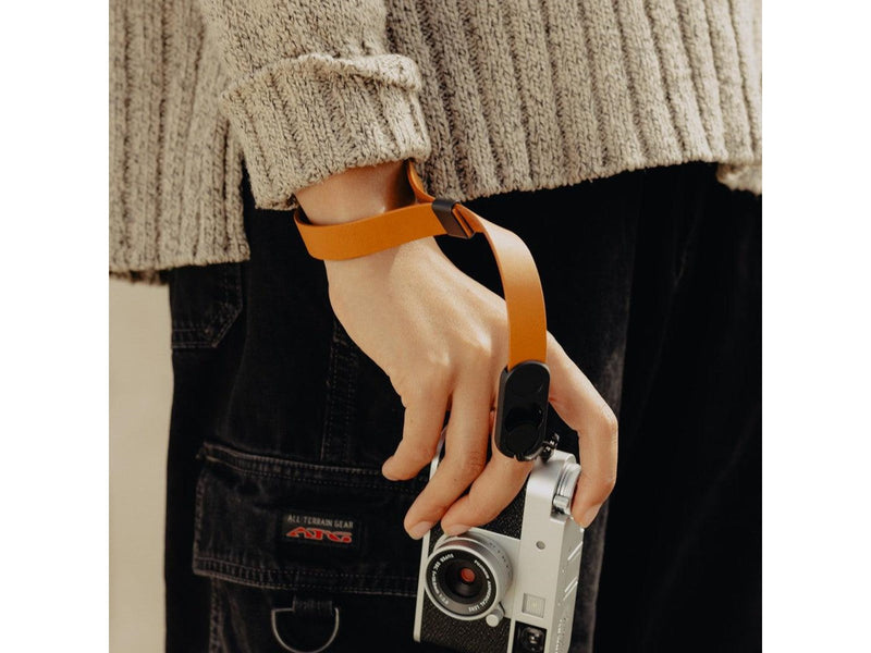 Peak Design Cuff Leather Camera Strap Wrist - Amber