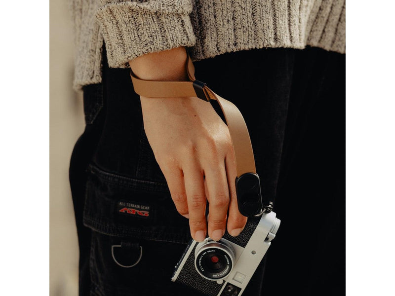 Peak Design Cuff Leather Camera Strap Wrist - Tan