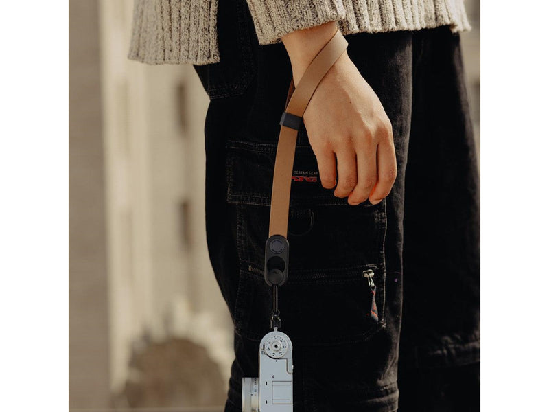 Peak Design Cuff Leather Camera Strap Wrist - Tan
