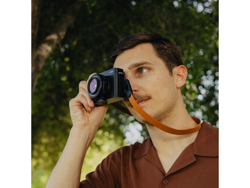 Peak Design Form Leather Camera Strap Neck - Amber
