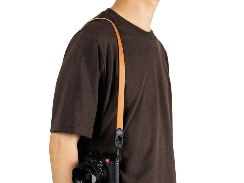 Peak Design Form Leather Camera Strap Neck - Amber