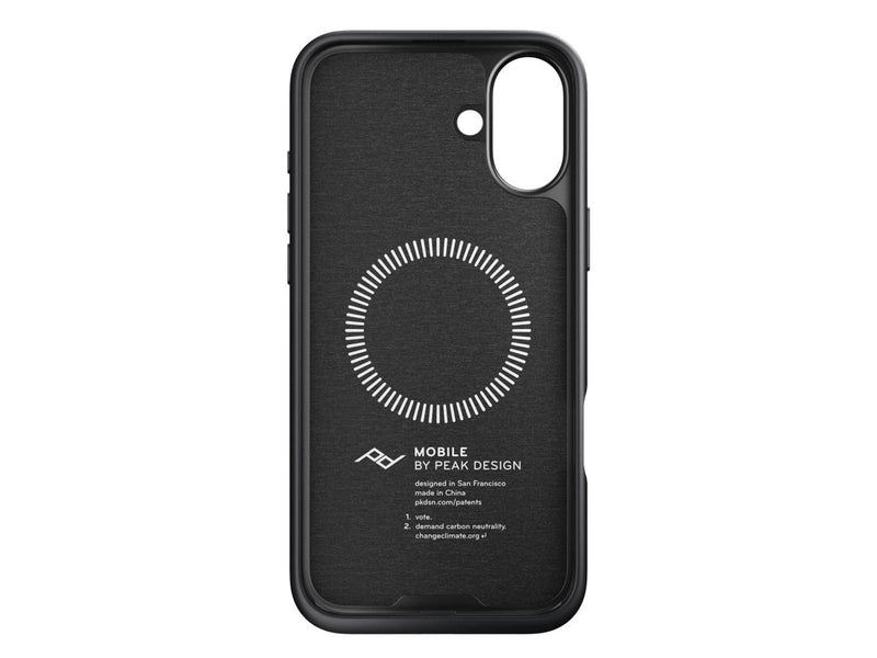 Peak Design Mobile Everyday Fabric Case iPhone 16 Plus Charcoal