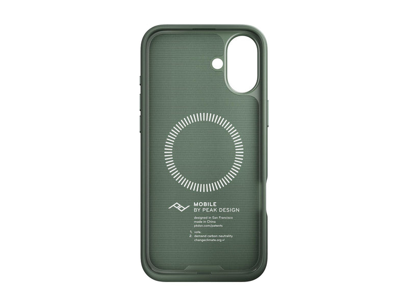 Peak Design Mobile Everyday Fabric Case iPhone 16 Plus Sage