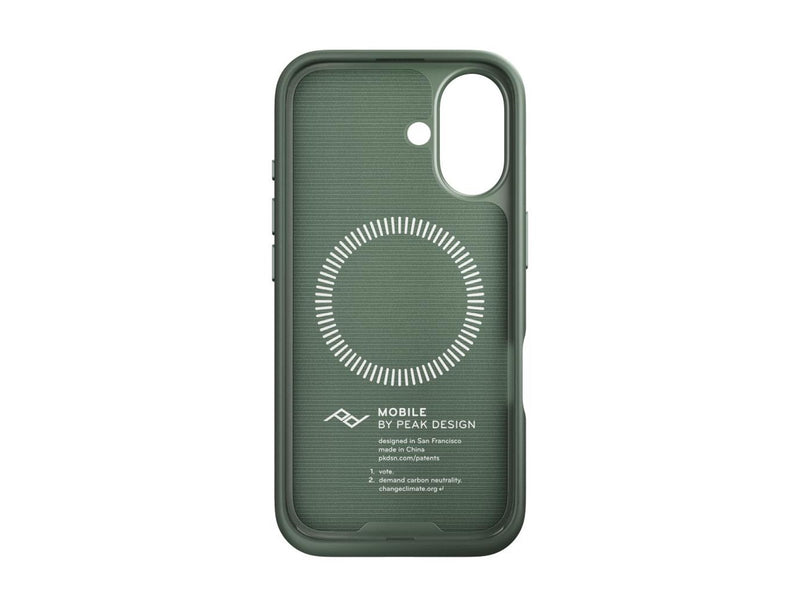 Peak Design Mobile Everyday Fabric Case iPhone 16 Standard Sage