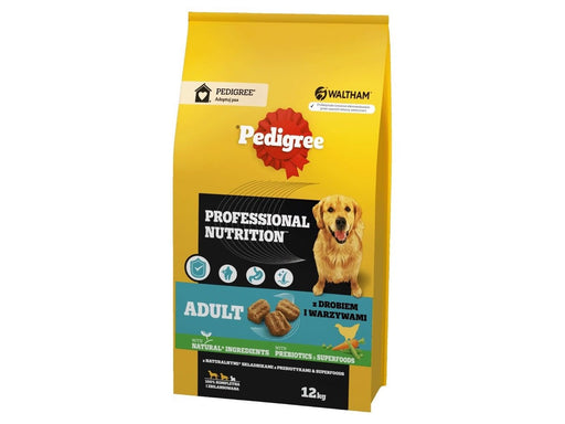 Pedigree Professional Nutrition Adult with poultry and vegetables medium and large breeds - dry dog food - 12kg