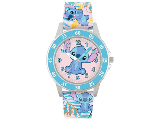 Peers Hardy - Disney Lilo and Stitch Blue Printed Time Teacher Strap - Uhr