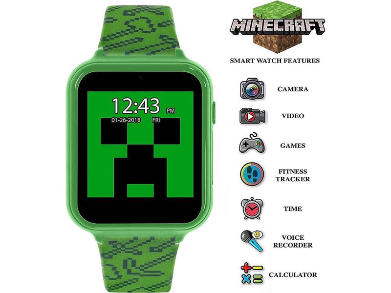 Peers Hardy - Minecraft Printed Strap Smart Watch - Uhr