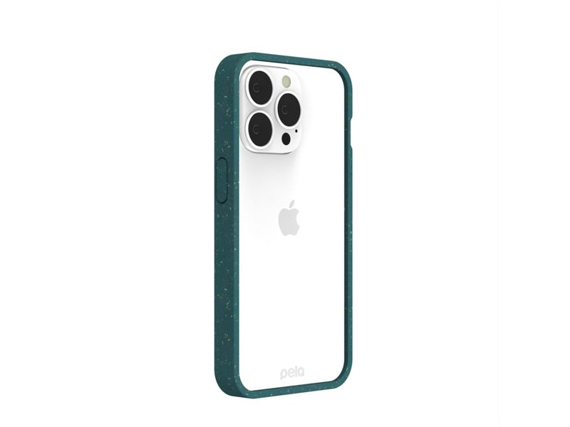 Pela Clear - iPhone 13 Pro case - Green