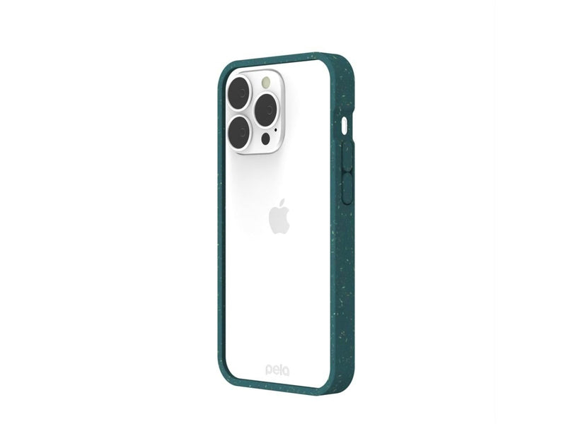 Pela Clear - iPhone 13 Pro case - Green