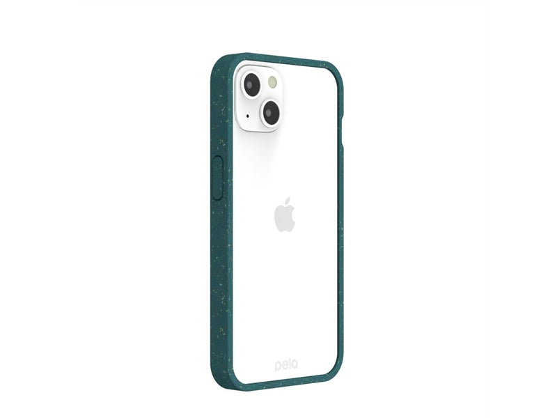Pela Clear - iPhone 13 case - Green