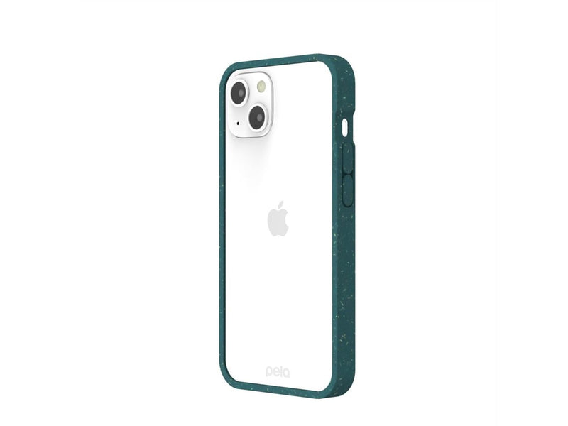 Pela Clear - iPhone 13 case - Green