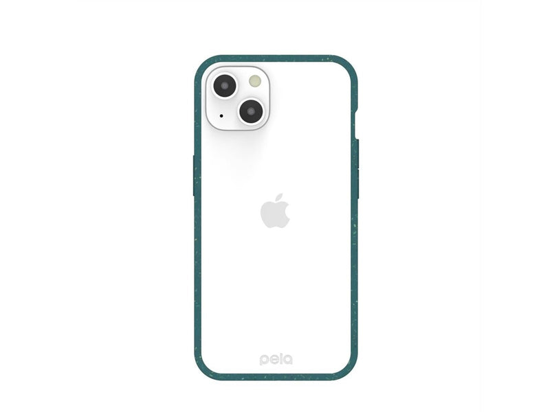 Pela Clear - iPhone 13 case - Green