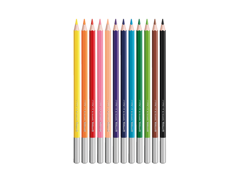 Pelikan Aquarell-Buntstifte Set inkl. Haarpinsel, 12 Farben
