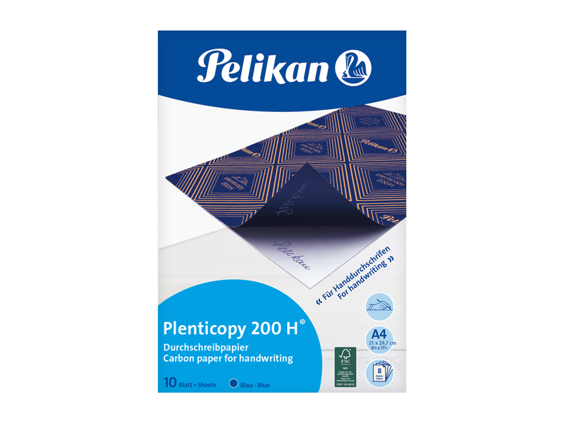 Pelikan Durchschreibpapier Plenticopy® 200 H®, blau, A4, 10 Blatt