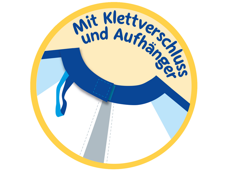 Pelikan Malschürze mit Klettverschluss und Aufhängerschlaufe, Blau