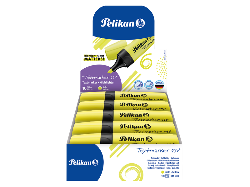 Pelikan Textmarker 490®, Neon-Gelb