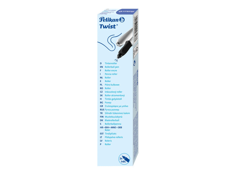 Pelikan Tintenroller R457, silber, Faltschachtel mit 1 Gerät inkl. TP