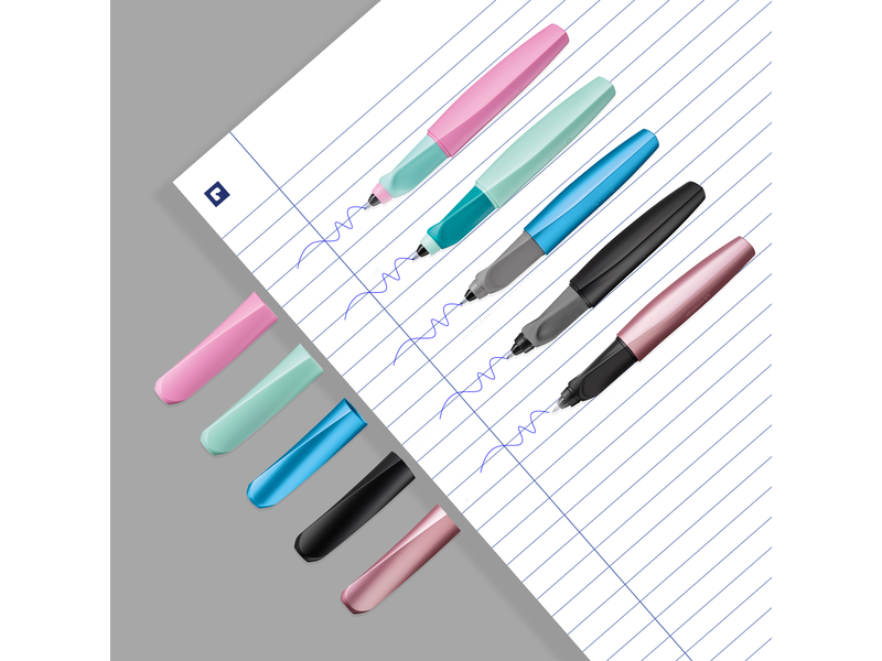 Pelikan Twist® Tintenroller für Rechts- und Linkshänder, Black