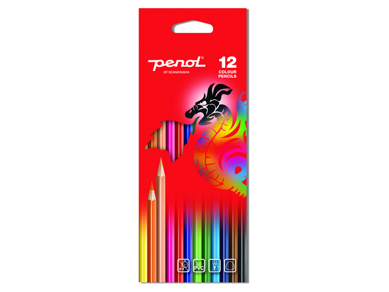 Penol Colour pencils x12
