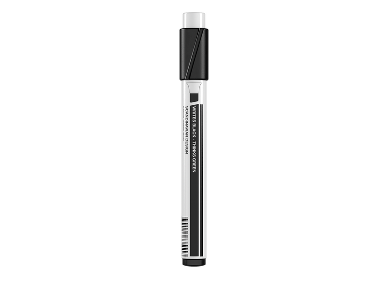 Penol marker black chisel point