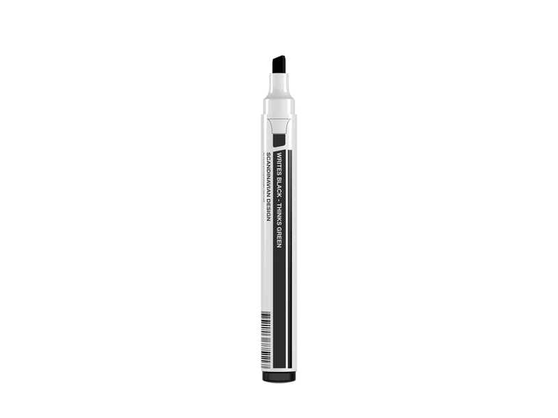 Penol marker black chisel point